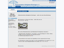 Tablet Screenshot of diakoniestation-bietigheim-bissingen.de